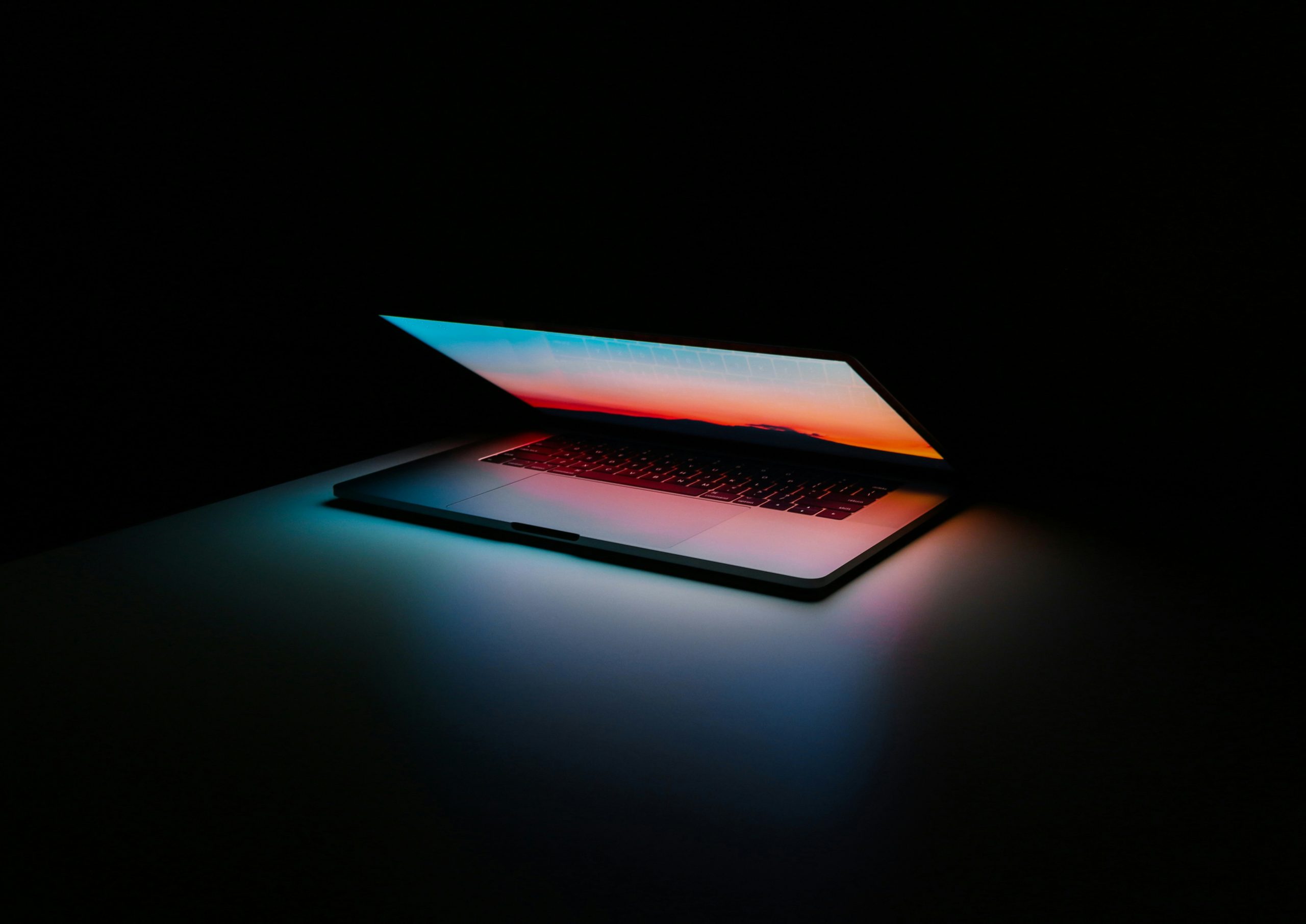 2025_Ales Nesetril_Laptop in the dark Images by Ales Nesetril on unsplash.com